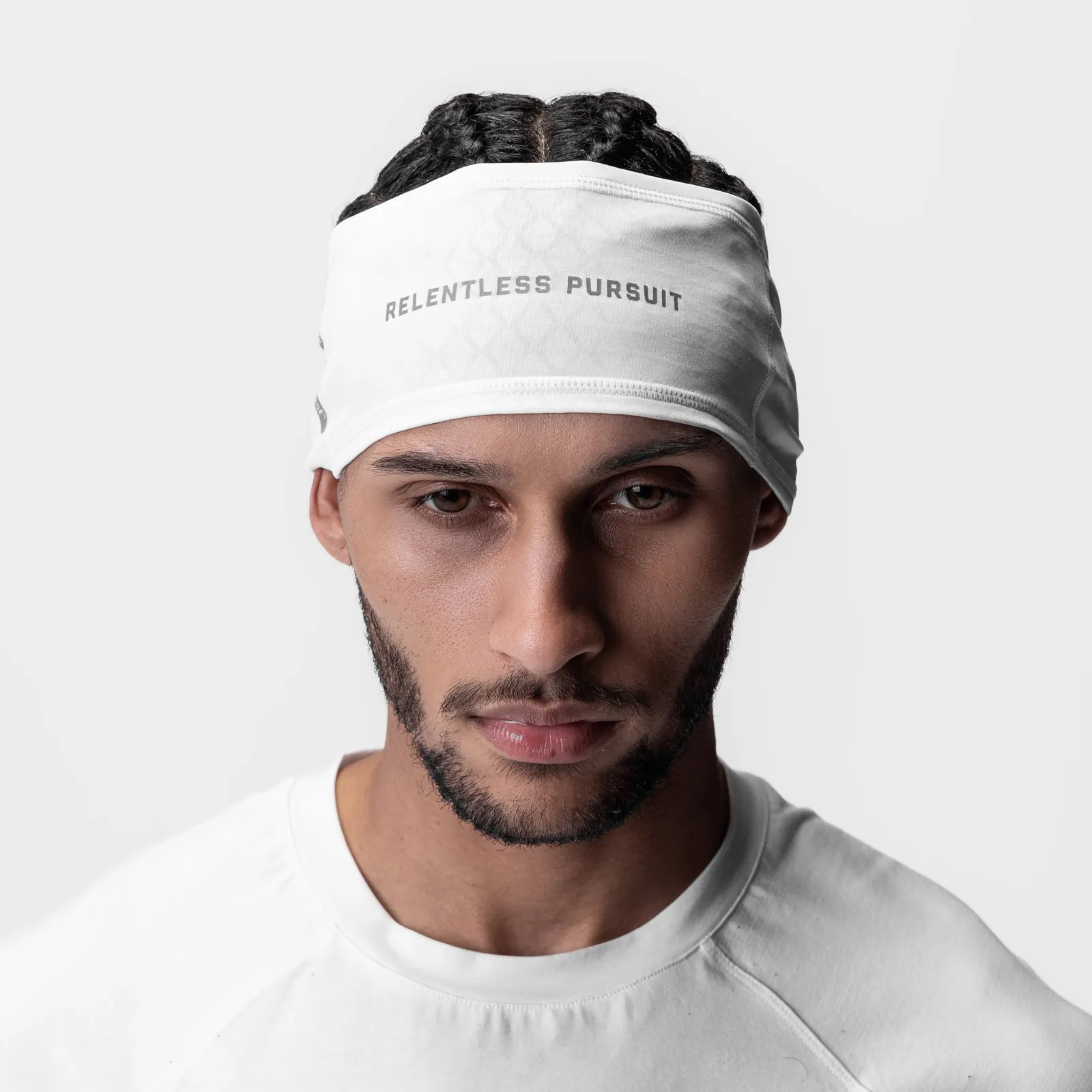 0629. ASRV x Outlast® Phase Change Headband - White "Reflective RP"