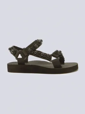 AL Trekky Pearl Sandal in Black