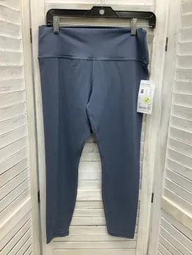 Athletic Leggings By Athleta In Blue, Size: Xl