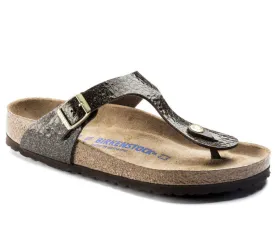 Birkenstock Gizeh Birko-Flor Myda Espresso 1006590