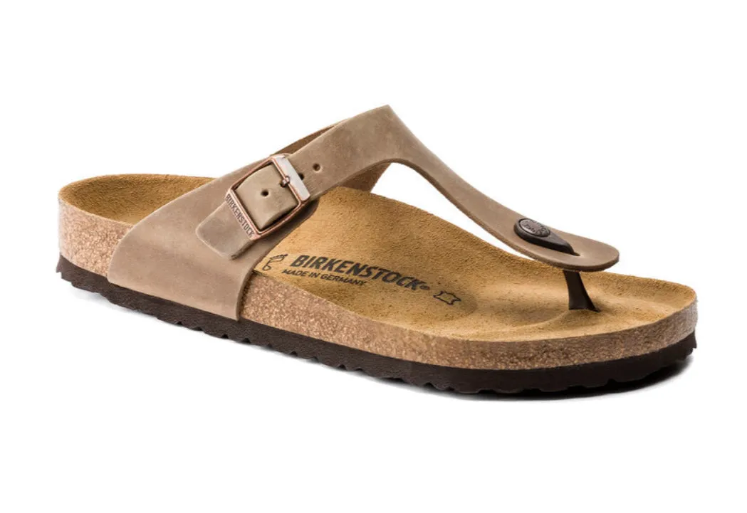 Birkenstock Gizeh Oiled Leather Tabacco 943811