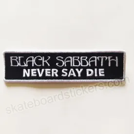 Black Sabbath X Lakai Skateboard Patch