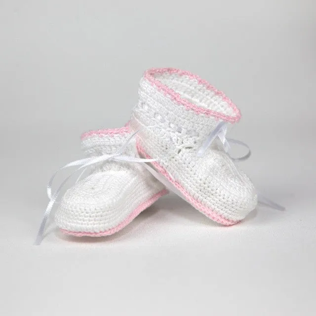 Booties "So Dear" Hand-Crocheted