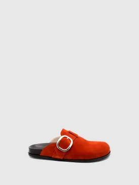 Buckle Mules Caju Orange/Black