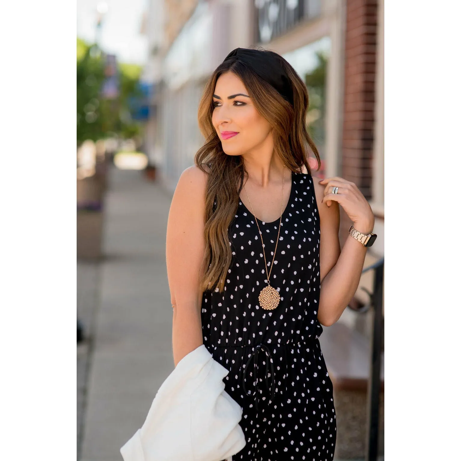 Cheetah Sleeveless Jumpsuit