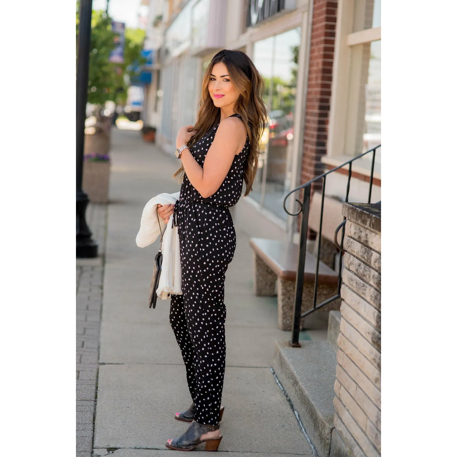 Cheetah Sleeveless Jumpsuit