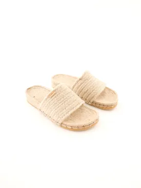 Comte slide sandal, naturelle