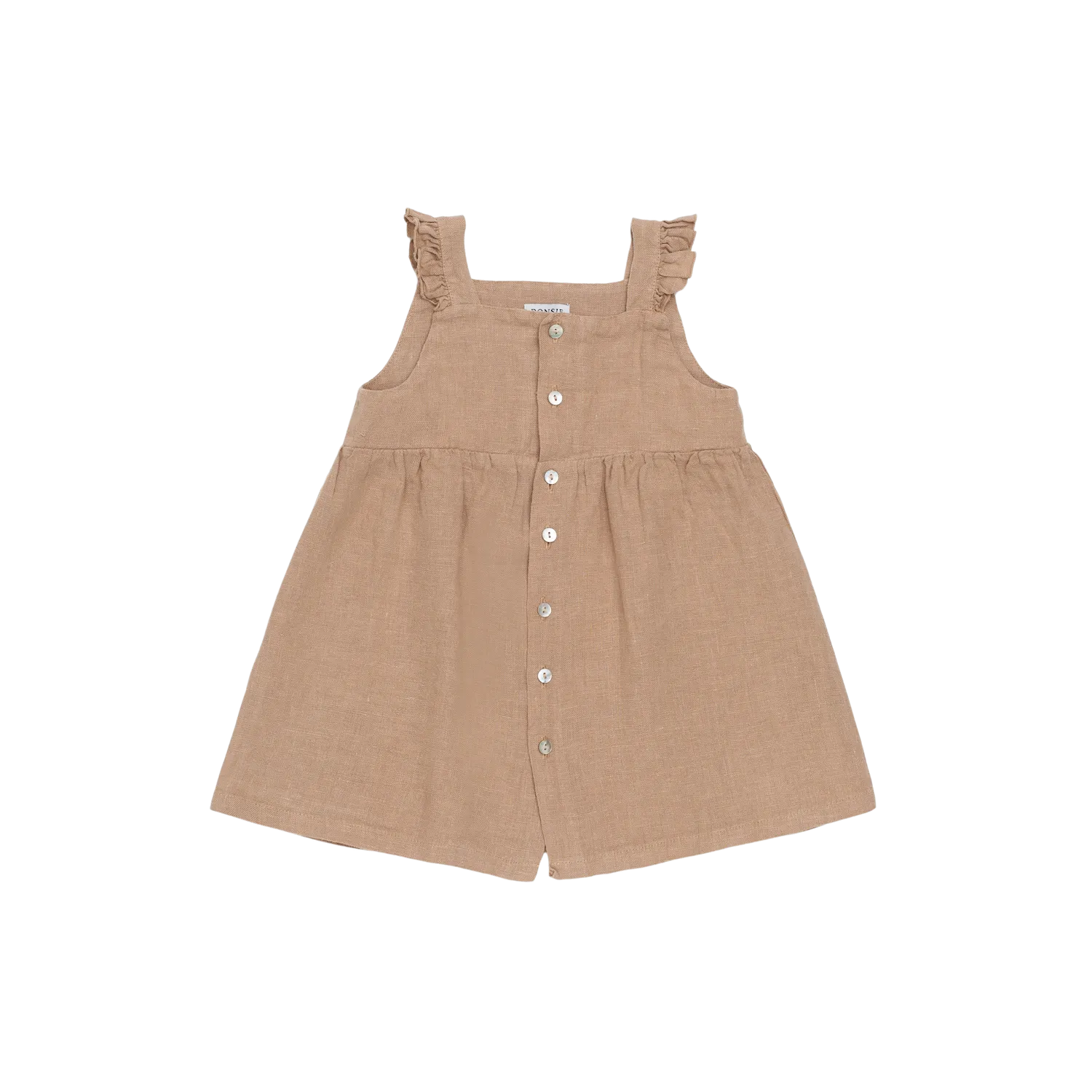 Floor Linen Dress | Rose Mocha