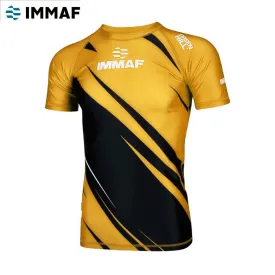 Green Hill Rash Guard IMMAF APPROVED GOLD