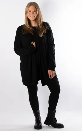 Soft Knit Cardigan | Black